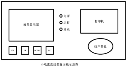 小電流系統(tǒng)接地微機(jī)選線(xiàn)裝置面板
